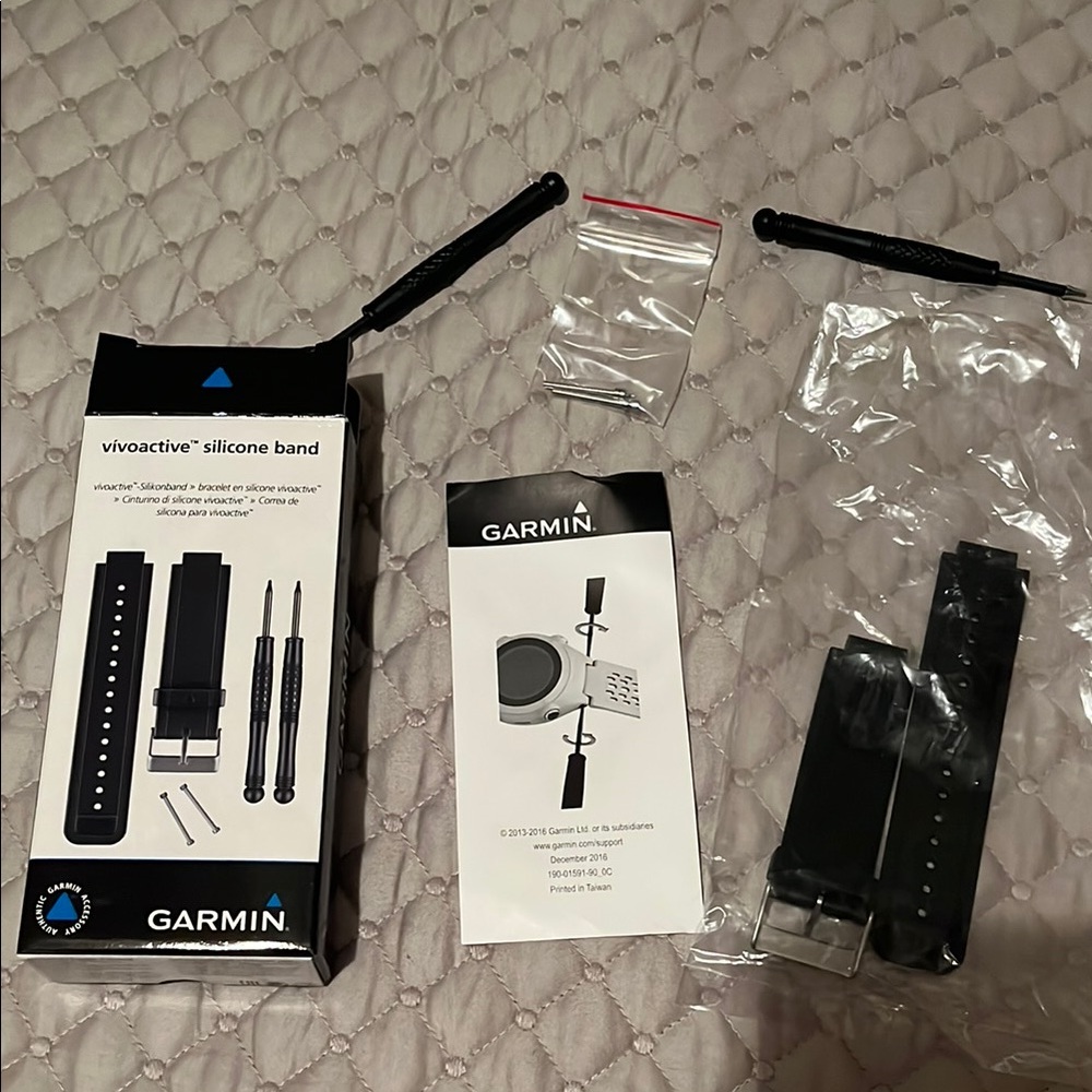 Garmin Vivoactive Silicone Band - Black